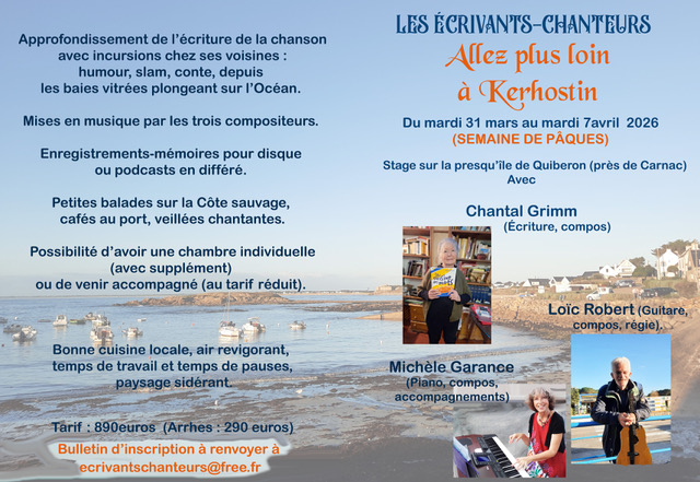 « ALLEZ PLUS LOIN » A KERHOSTIN